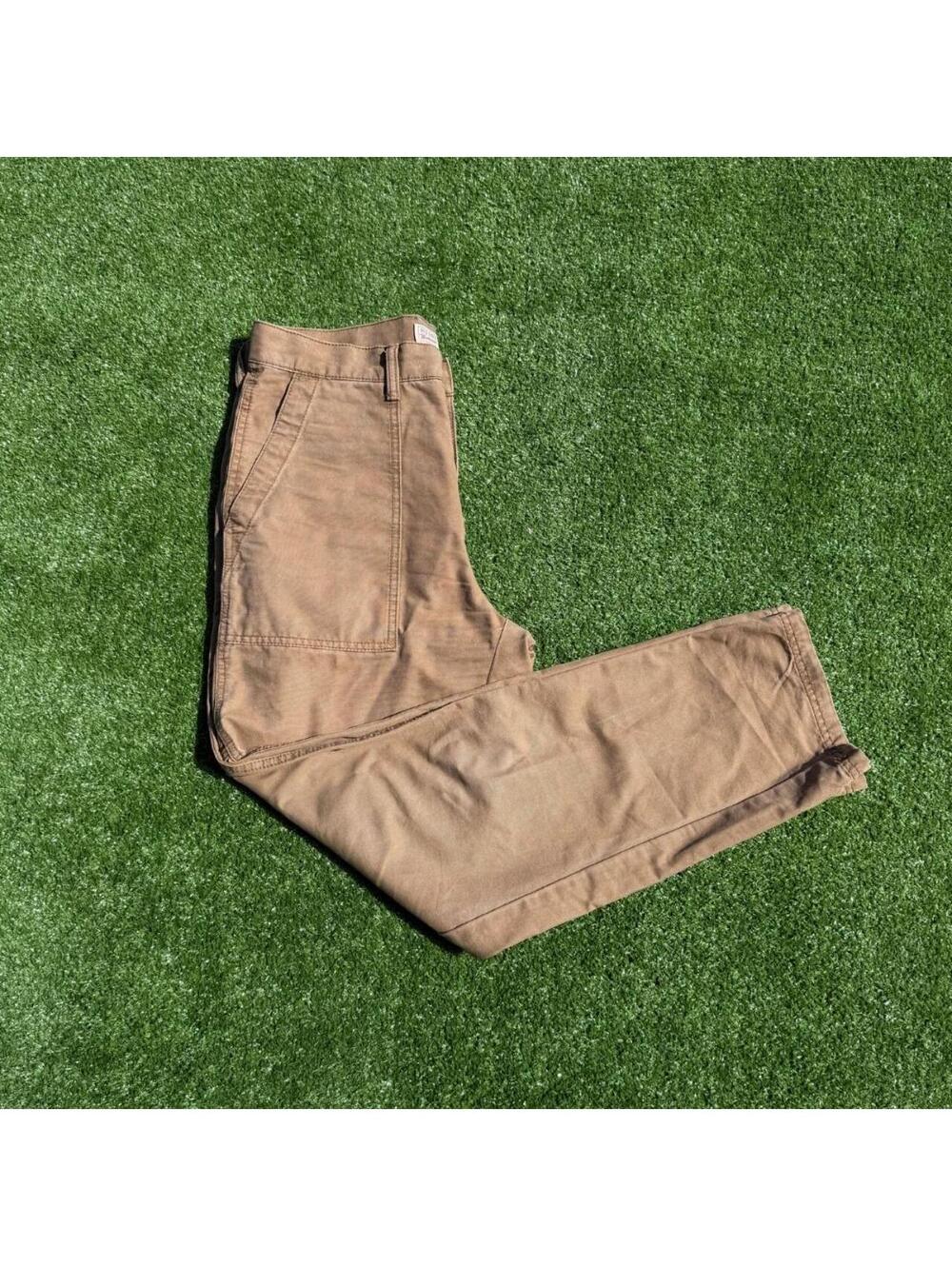 Vintage GAP Workwear Tan Pants 30x32 Utility Carpenter Chinos